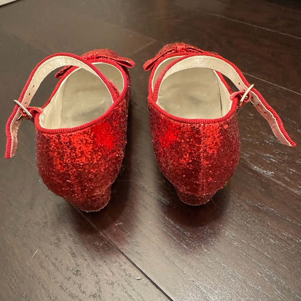 Dorothy's Ruby Red Slipper Shoes for Kids - Picture 2 of 3